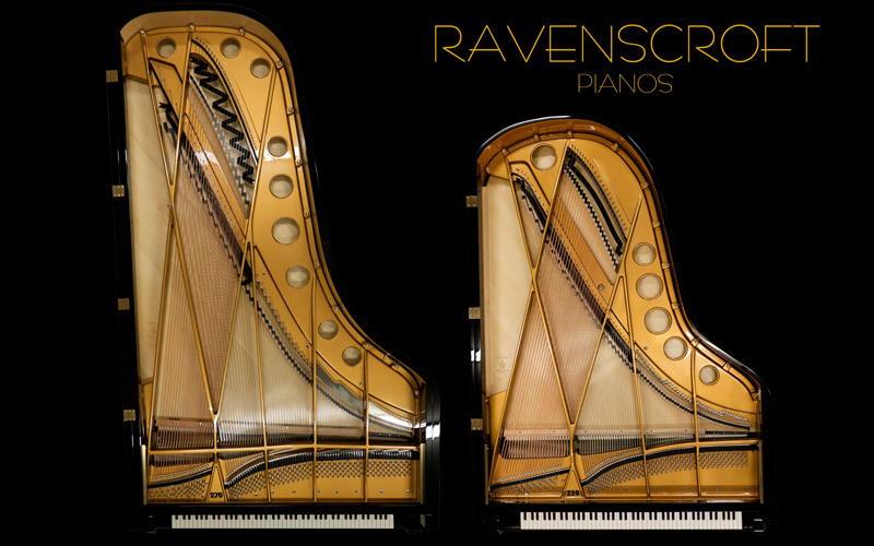 Ravenscroft pianos top view