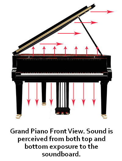 grand piano sound transmission